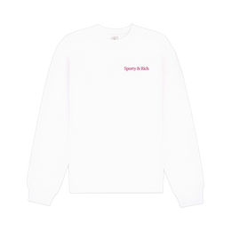 NY Motion Crewneck - White/Berry/Azure