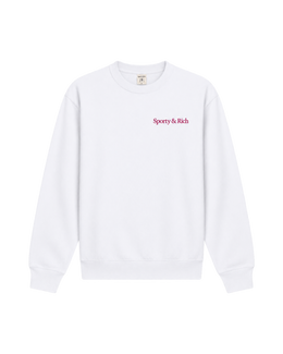 NY Motion Crewneck - White/Berry/Azure