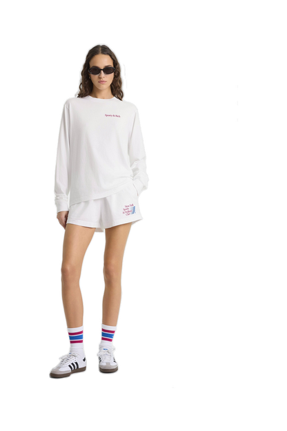 NY Motion Crewneck - White/Berry/Azure