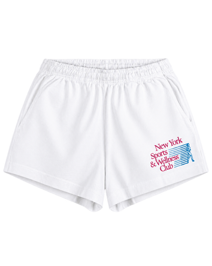 NY Motion Disco Short - White/Berry/Azure