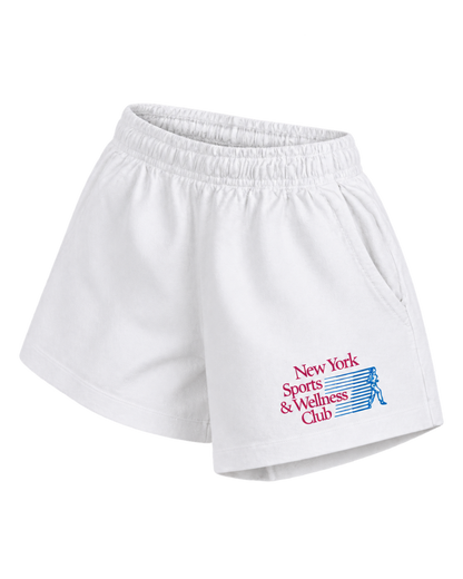 NY Motion Disco Short - White/Berry/Azure