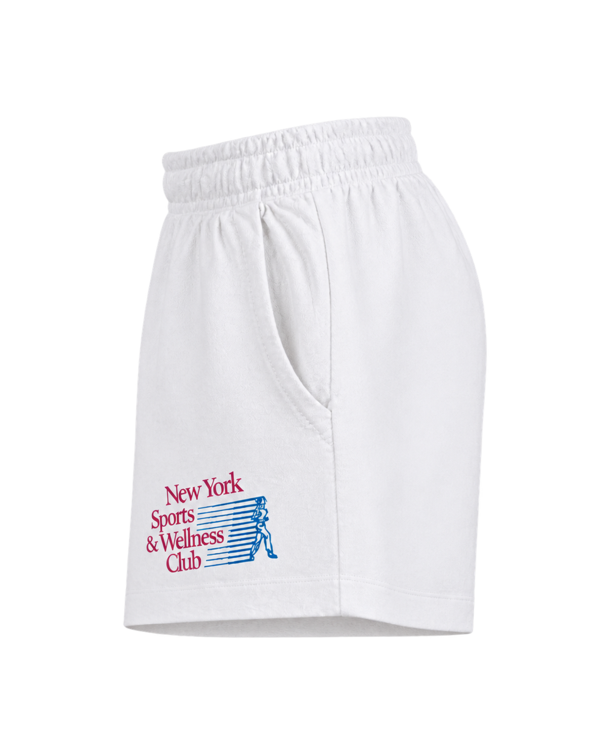 NY Motion Disco Short - White/Berry/Azure
