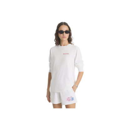 NY Motion Disco Short - White/Berry/Azure
