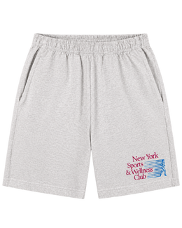 NY Motion Gym Short - Heather Gray/Berry/Azure
