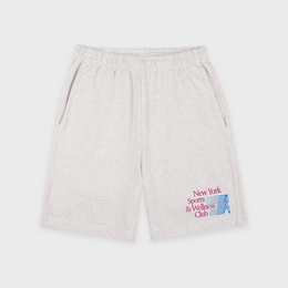 NY Motion Gym Short - Heather Gray/Berry/Azure