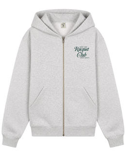 NYRC Zip Hoodie - Heather Gray/Forest