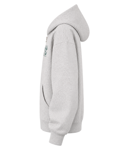 NYRC Zip Hoodie - Heather Gray/Forest