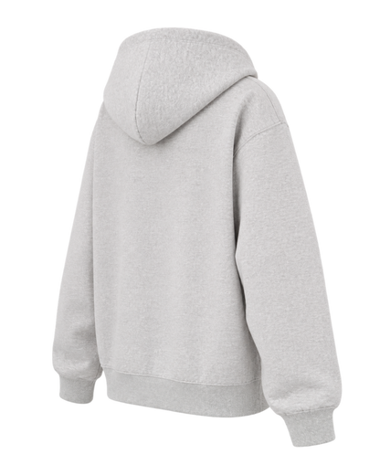 NYRC Zip Hoodie - Heather Gray/Forest