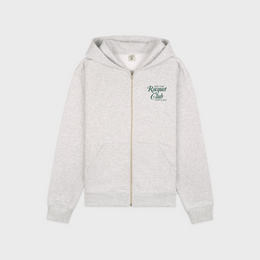 NYRC Zip Hoodie - Heather Gray/Forest