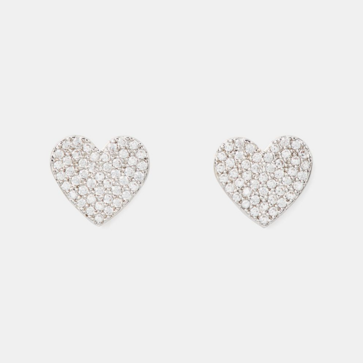 Yours Truly Pave Heart Studs