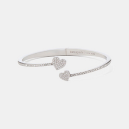 Yours Truly Pave Open Hinge Cuff