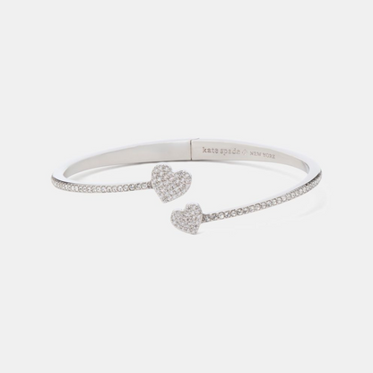 Yours Truly Pave Open Hinge Cuff