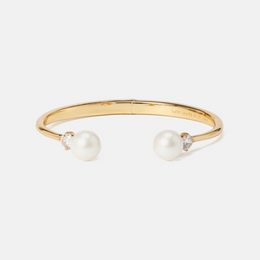 Pearls Of Wisdom Open Hinged Bangle