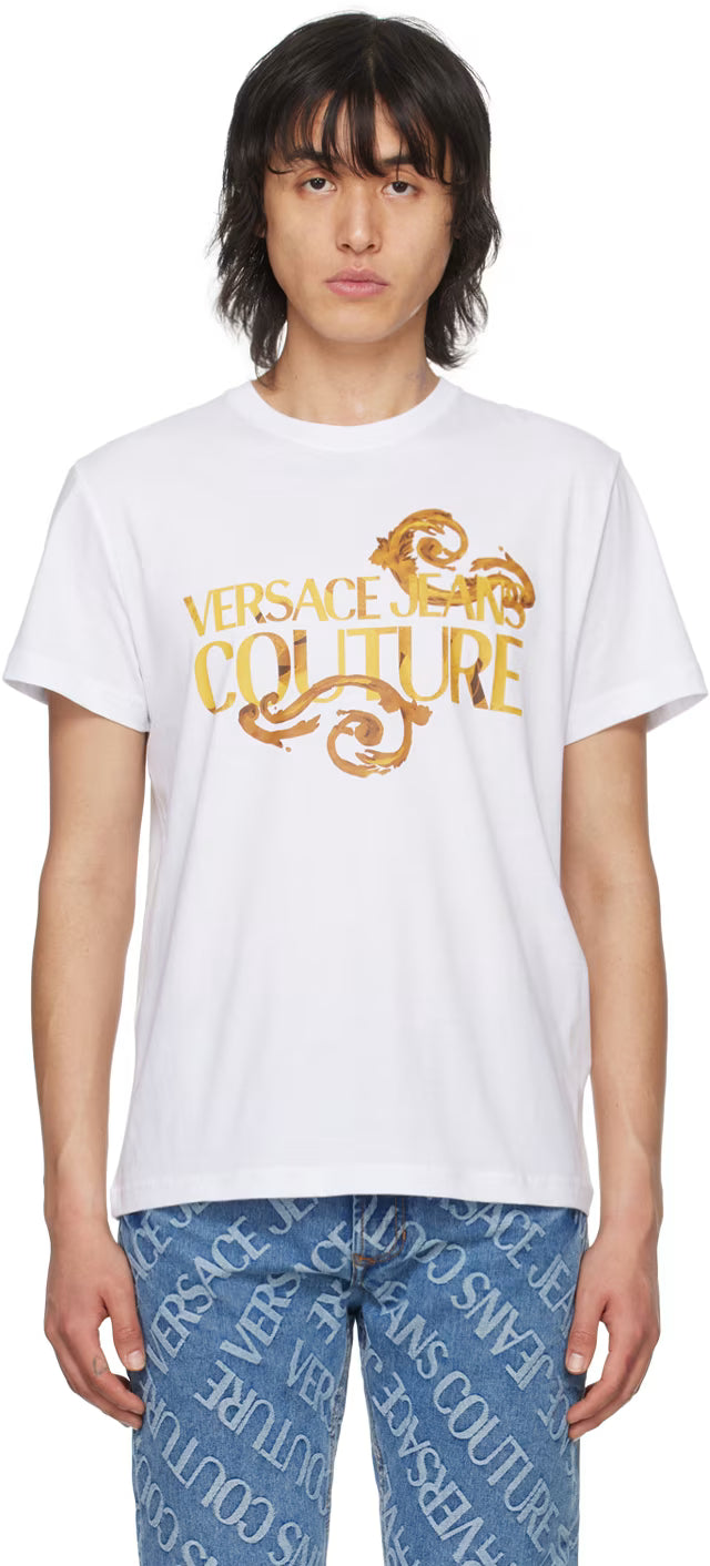 White Watercolor Couture T-Shirt