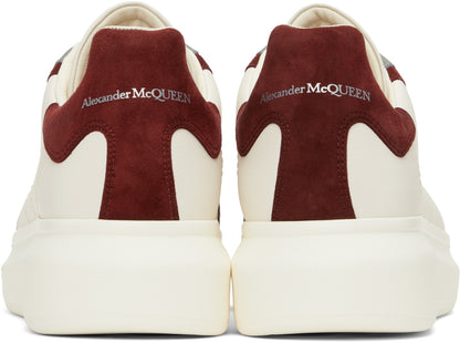 McQueen Off-White & Burgundy Oversized Retro Sneakers