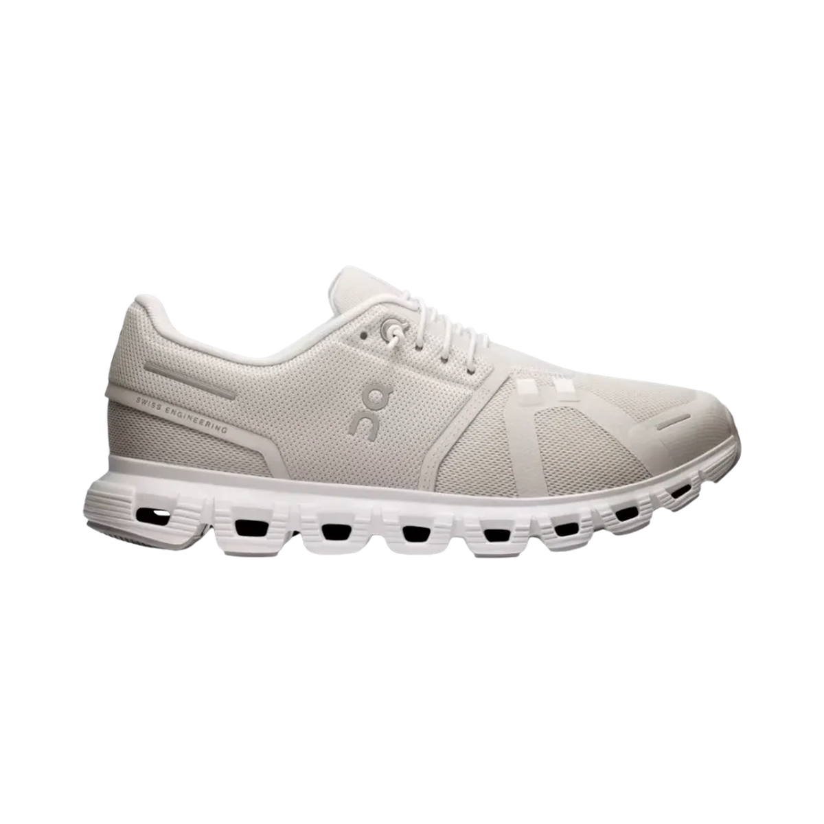 On Running Cloud 6 Pearl | White