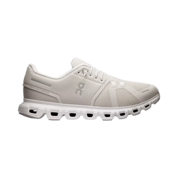 On Running Cloud 6 Pearl | White