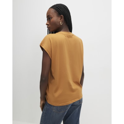 Orange Grown On Sleeve T-Shirt