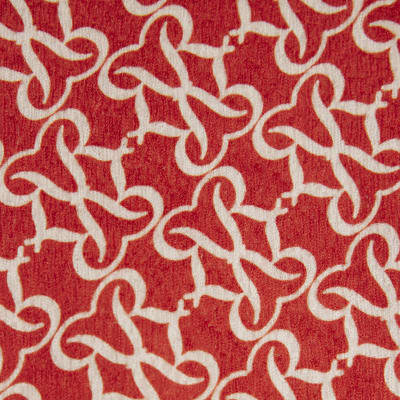 Orange Monogram Print Bikini Bottoms