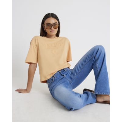 Orange Short Sleeve Malibu T-shirt