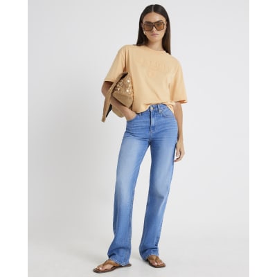 Orange Short Sleeve Malibu T-shirt