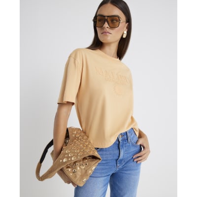 Orange Short Sleeve Malibu T-shirt