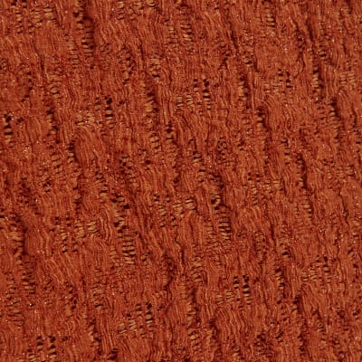 Orange Sleeveless Ruffle Textured Top