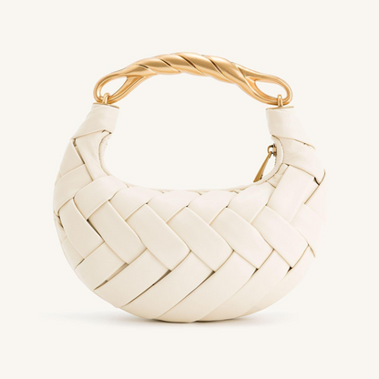 Orla Weave Handbag - White