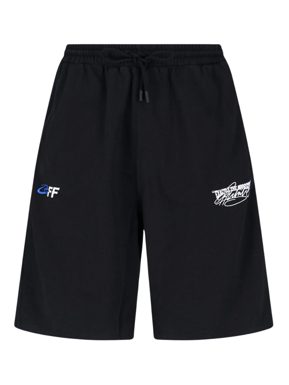 Off-White Exact Opposite Black Skate Sweatshorts