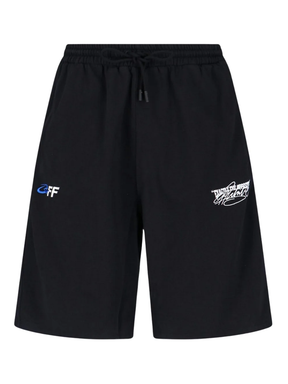 Off-White Exact Opposite Black Skate Sweatshorts
