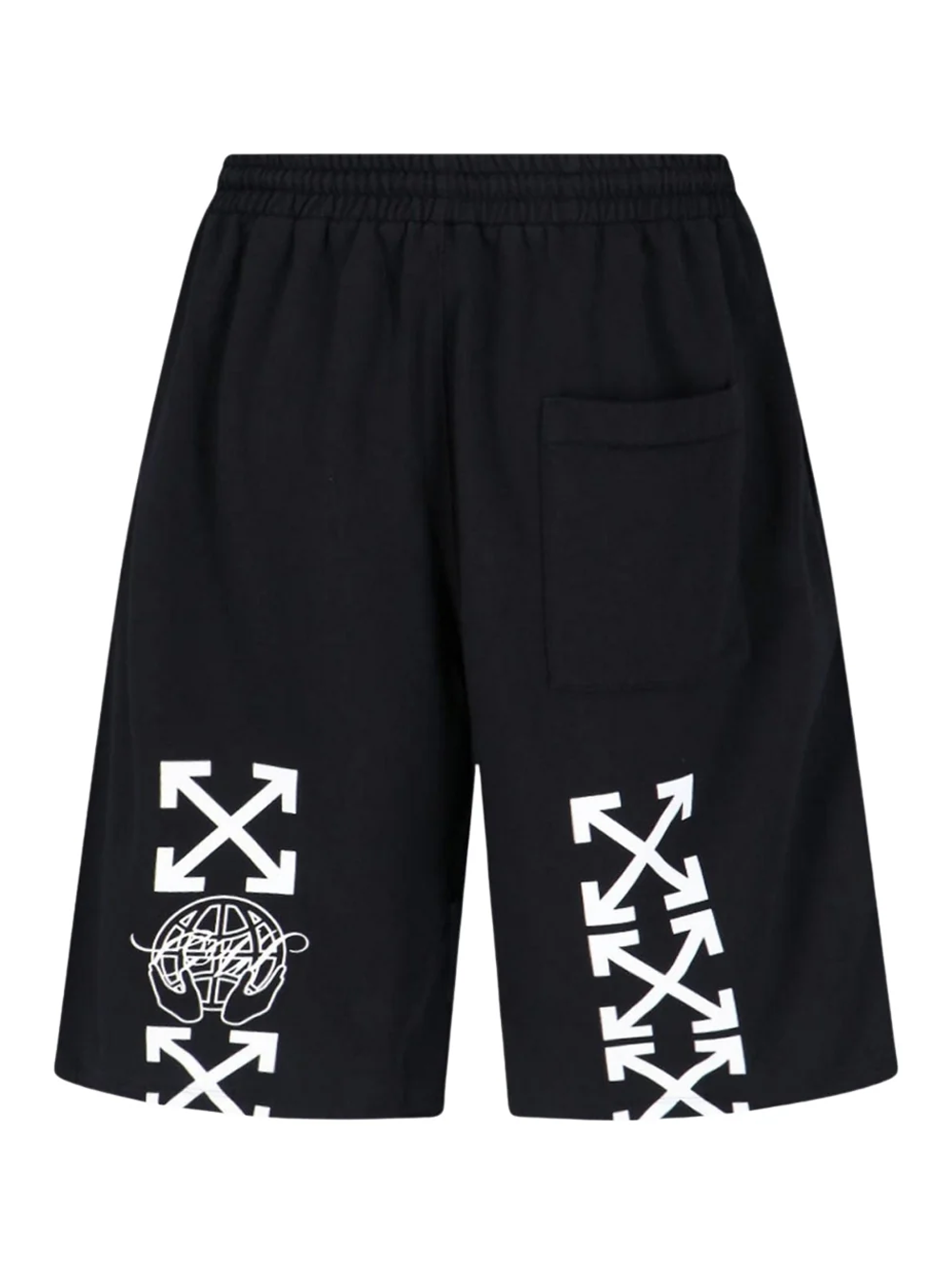 Off-White Exact Opposite Black Skate Sweatshorts
