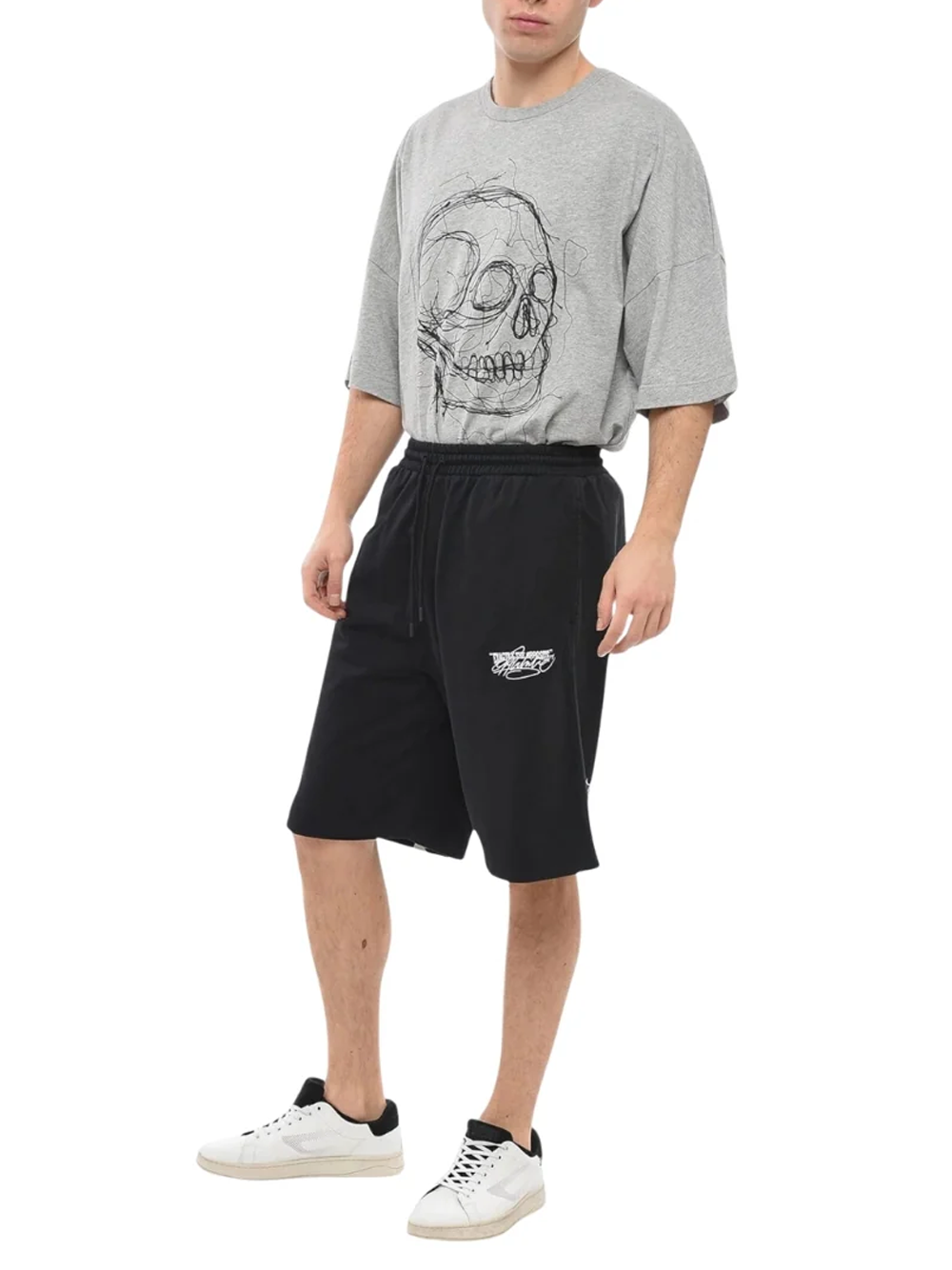 Off-White Exact Opposite Black Skate Sweatshorts