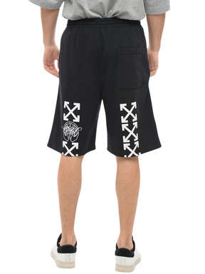 Off-White Exact Opposite Black Skate Sweatshorts