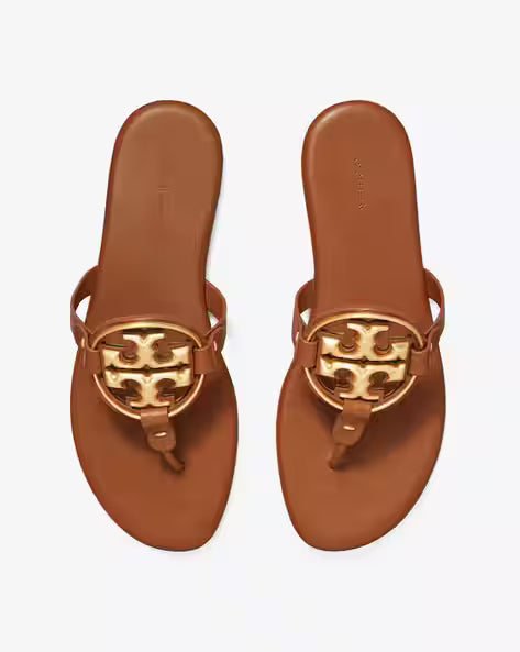 Metal Miller Soft T-strap Sandals