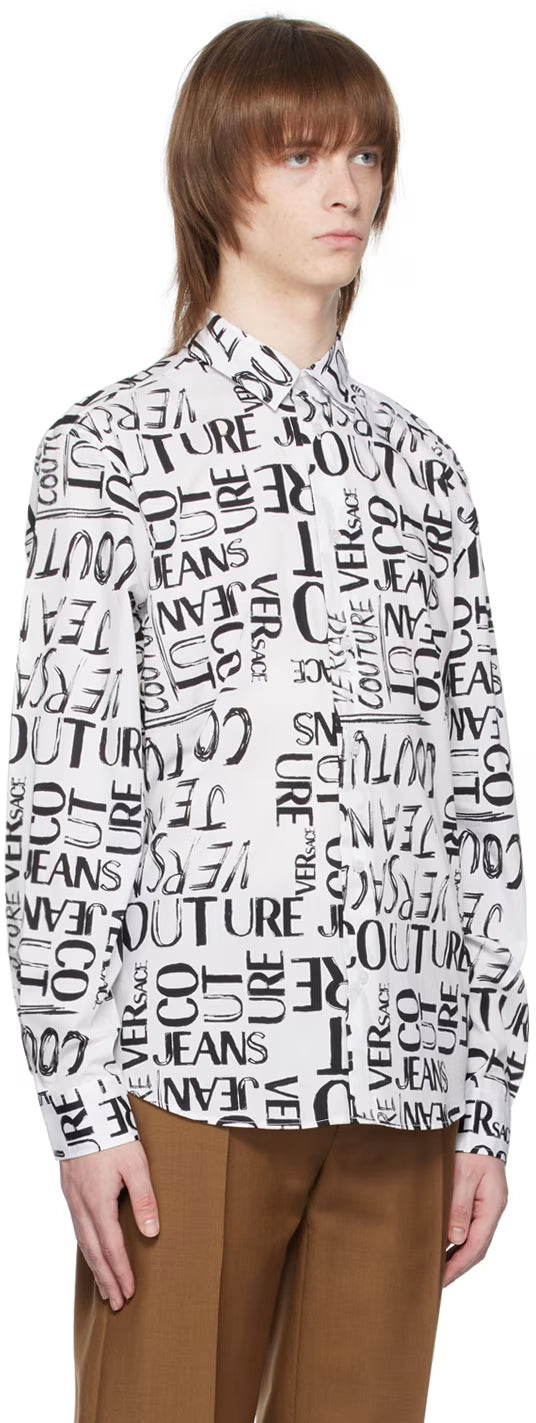 White Printed Shirt