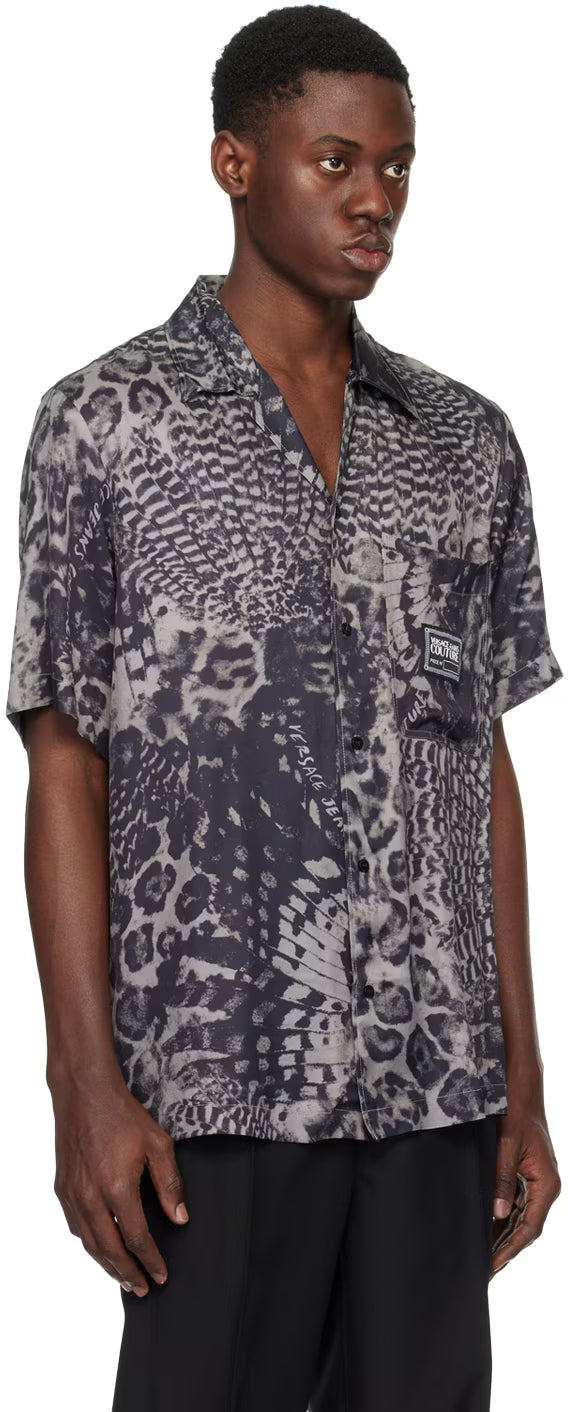 Black & Gray Animalier Shirt
