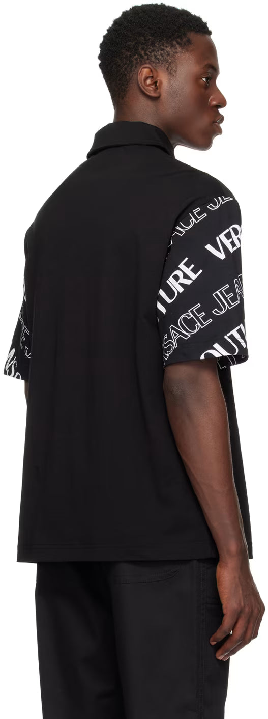 Black Logowave Polo