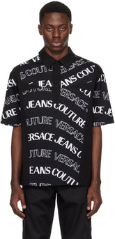 Black Logowave Polo