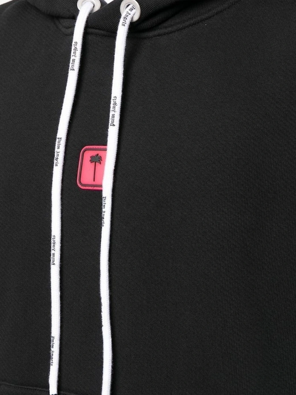 Palm Angels Bold Angels Pxp Logo Black Hoodie