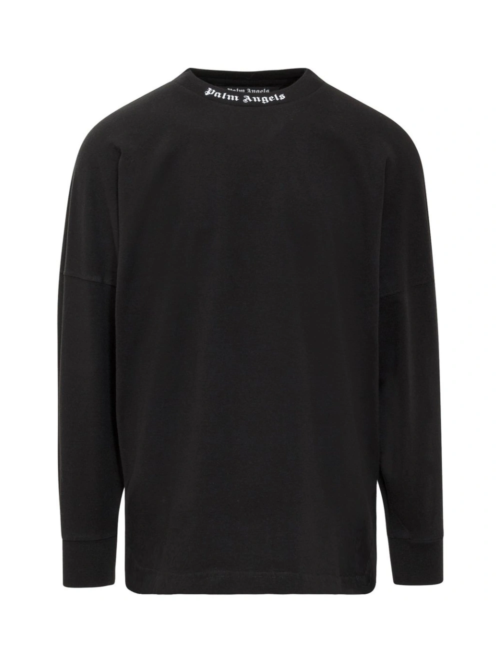 Palm Angels Classic Logo Long Sleeve Black T Shirt