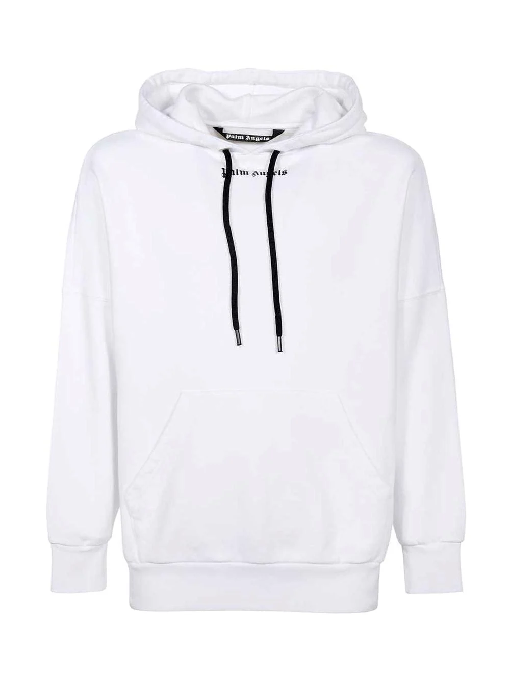 Palm Angels Classic Logo White Oversized Hoodie