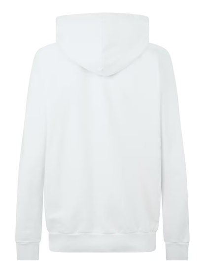 Palm Angels Hong Kong Sprayed Logo White Hoodie