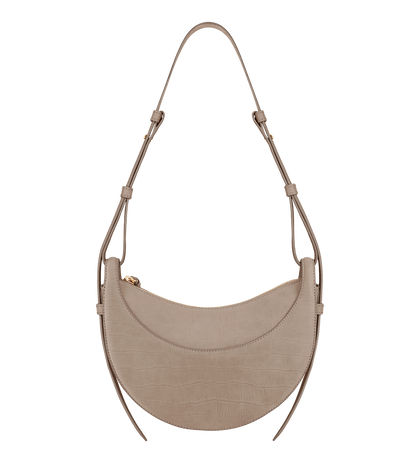 Numéro Dix - Crocodile Nubuck Taupe