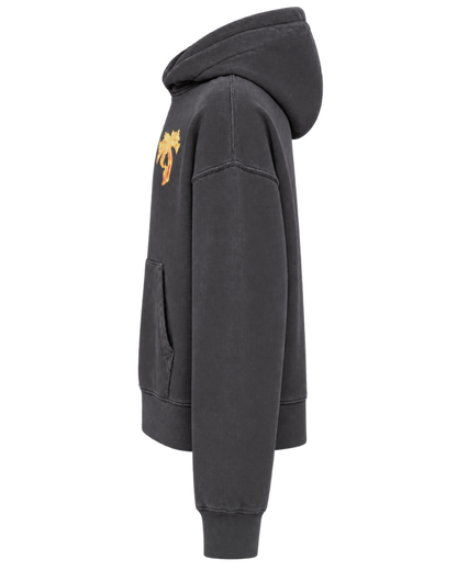 Palm Angels Burning Palm Cotton Hoodie