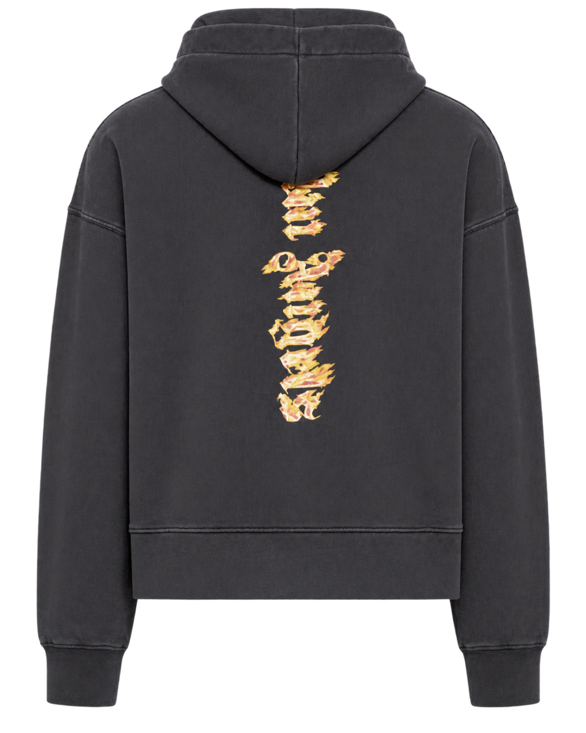 Palm Angels Burning Palm Cotton Hoodie