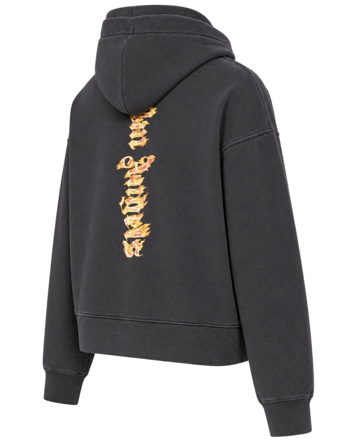 Palm Angels Burning Palm Cotton Hoodie