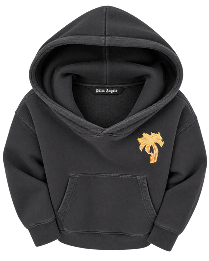 Palm Angels Burning Palm Cotton Hoodie