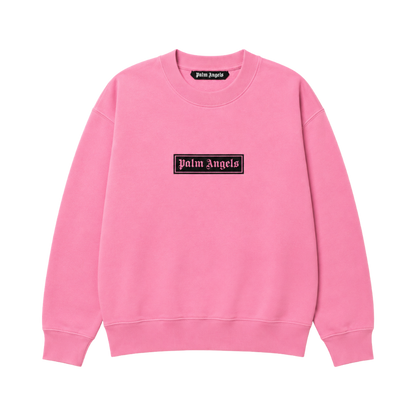 Palm Angels logo-print cotton sweatshirt