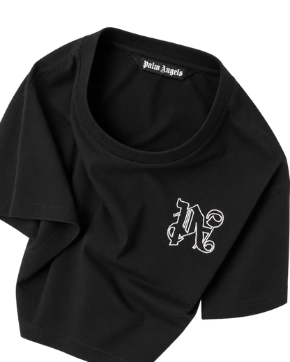 Palm Angels PA logo-embroidered T-shirt