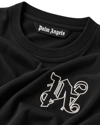 Palm Angels PA logo-embroidered T-shirt